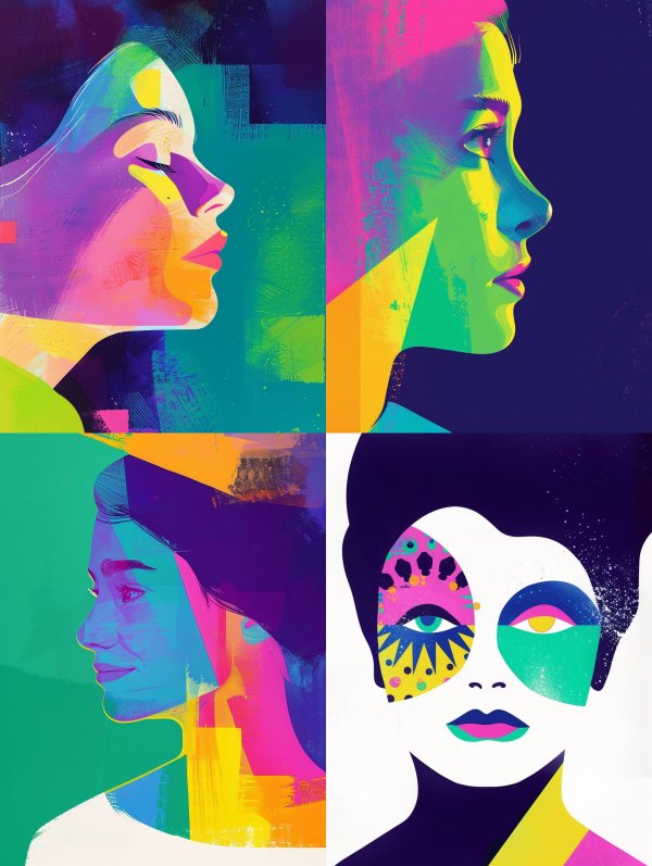 Prismatic Soul Portrait