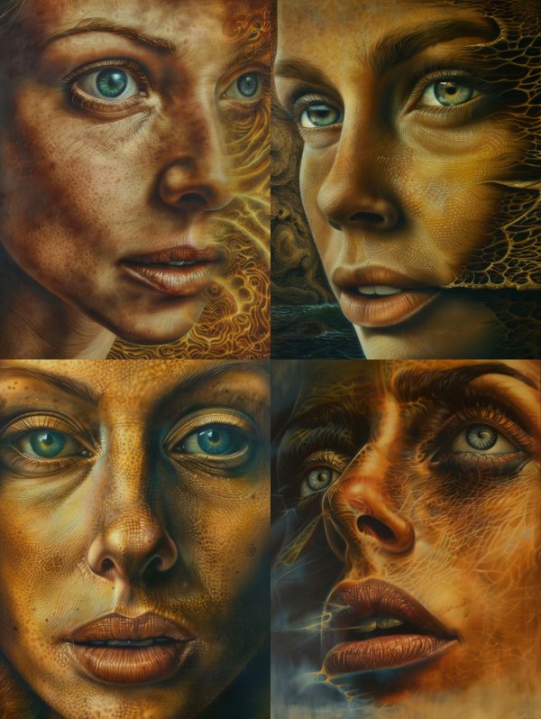 Golden Ethereal Gaze