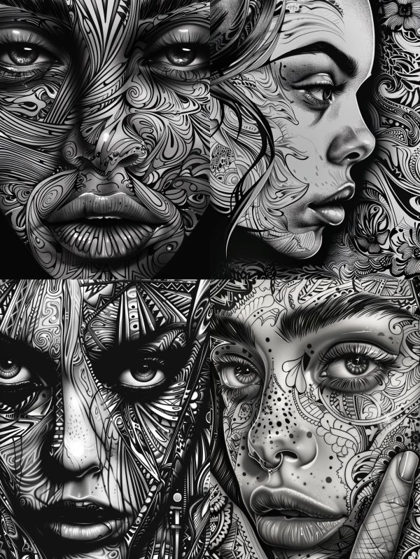 Hypnotic Ink Labyrinth