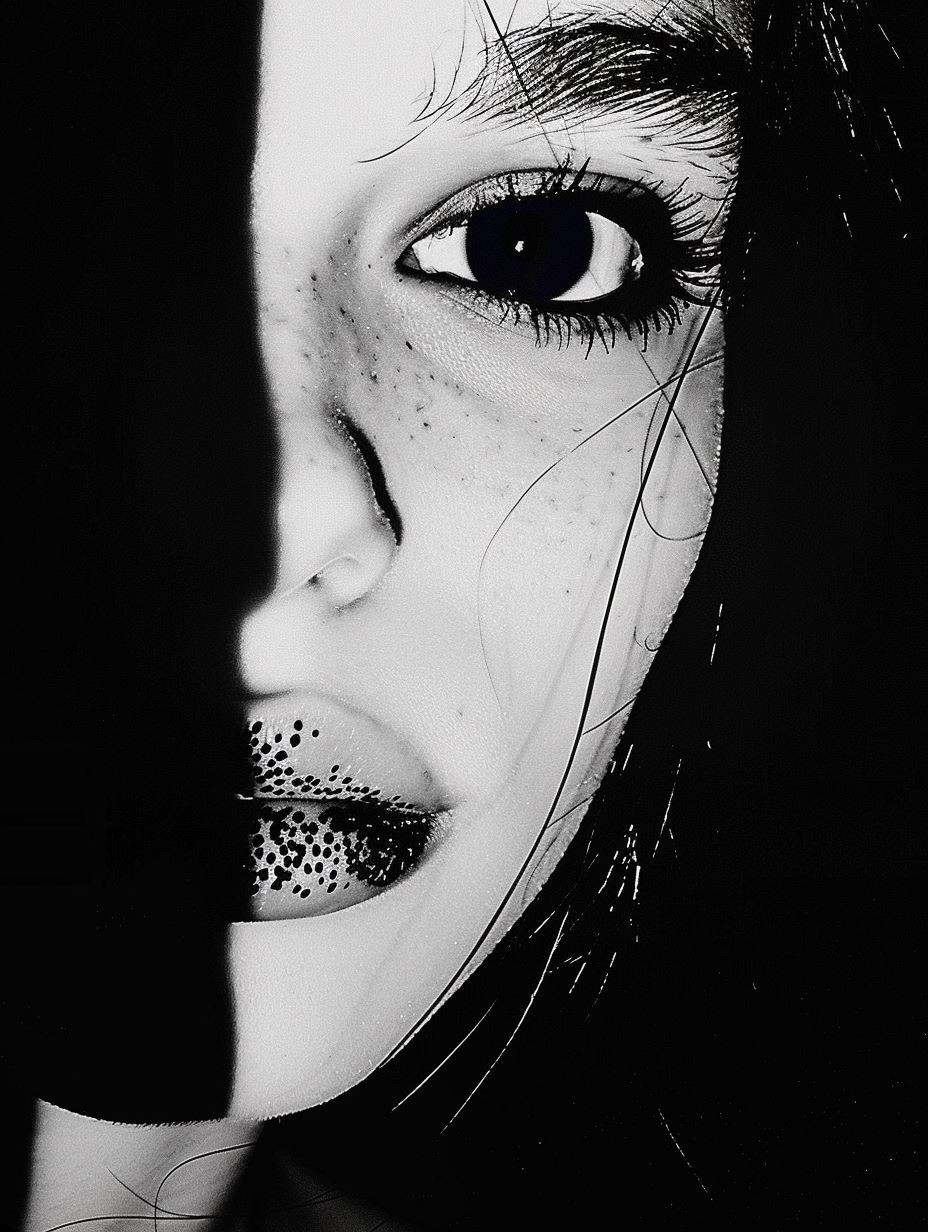 Shadowed Gaze in High Contrast