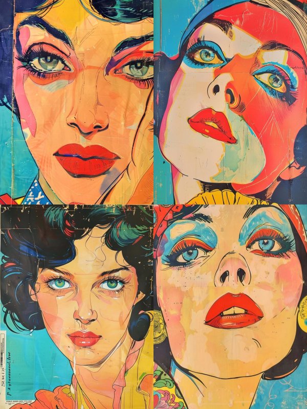 Neon Pop Art Muse