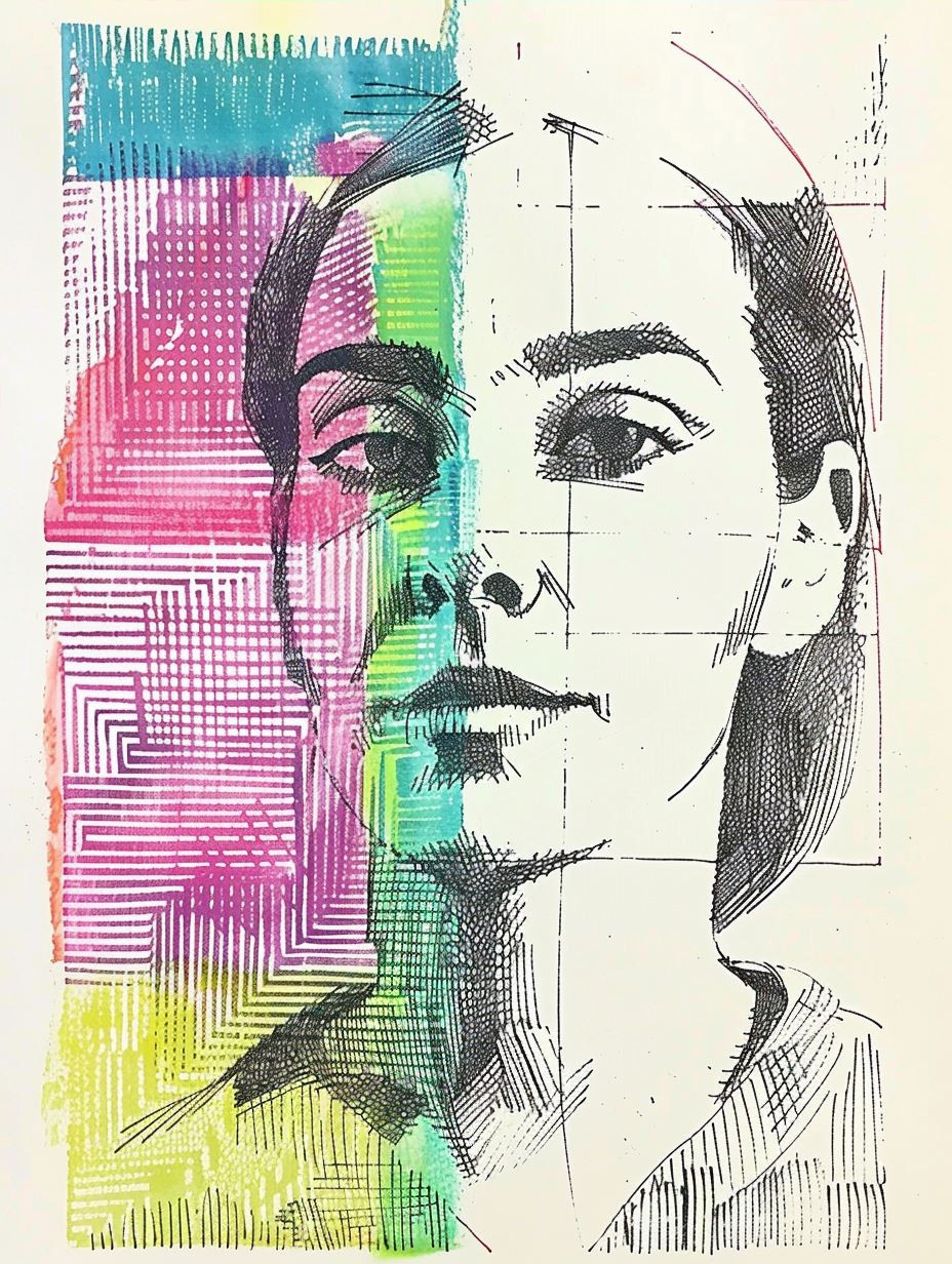 Grid Fragment Portrait