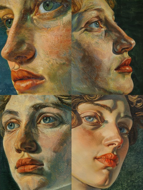 Impressionist Gaze in Golden Light