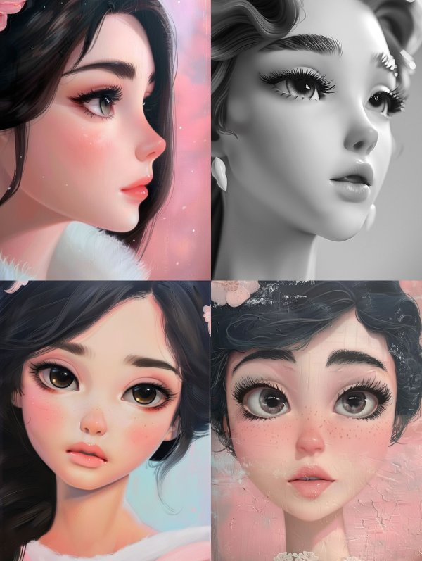 Ethereal Blossom Portrait