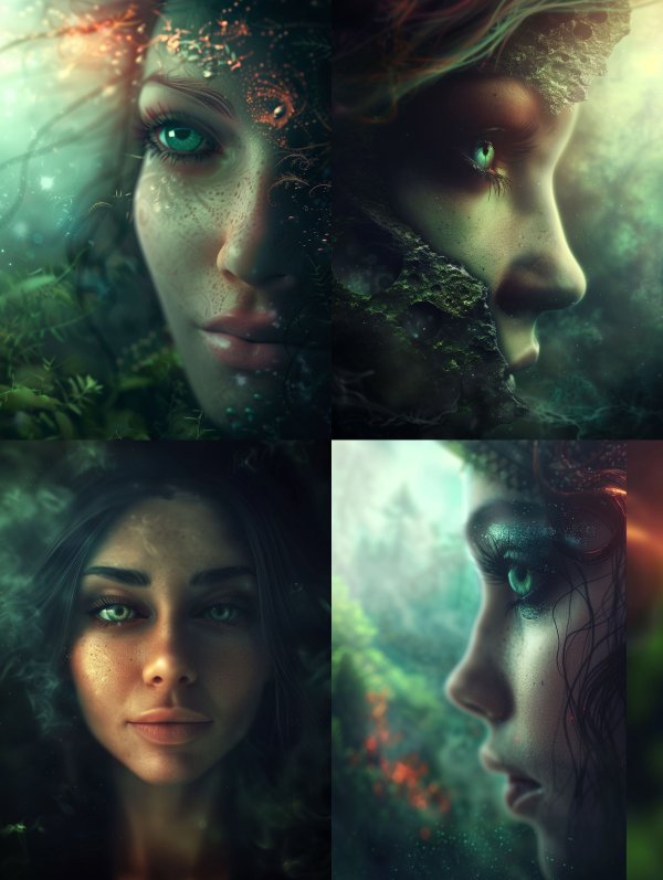 Ethereal Forest Spirit Gaze