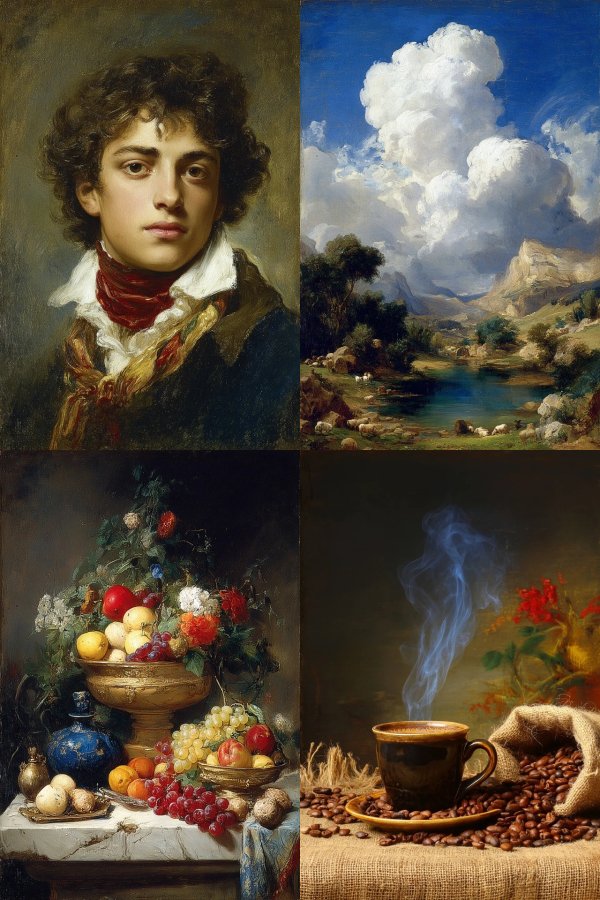 Classical Romantic Portrait