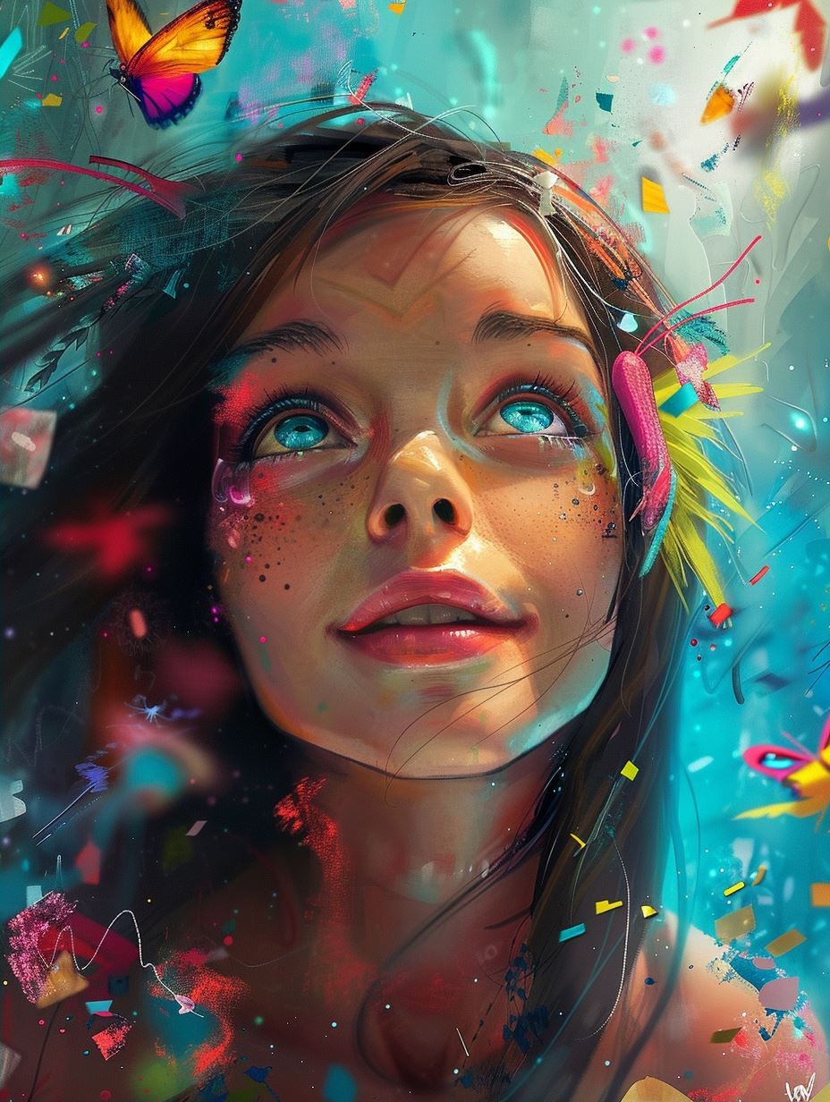 Prismatic Soul Portrait