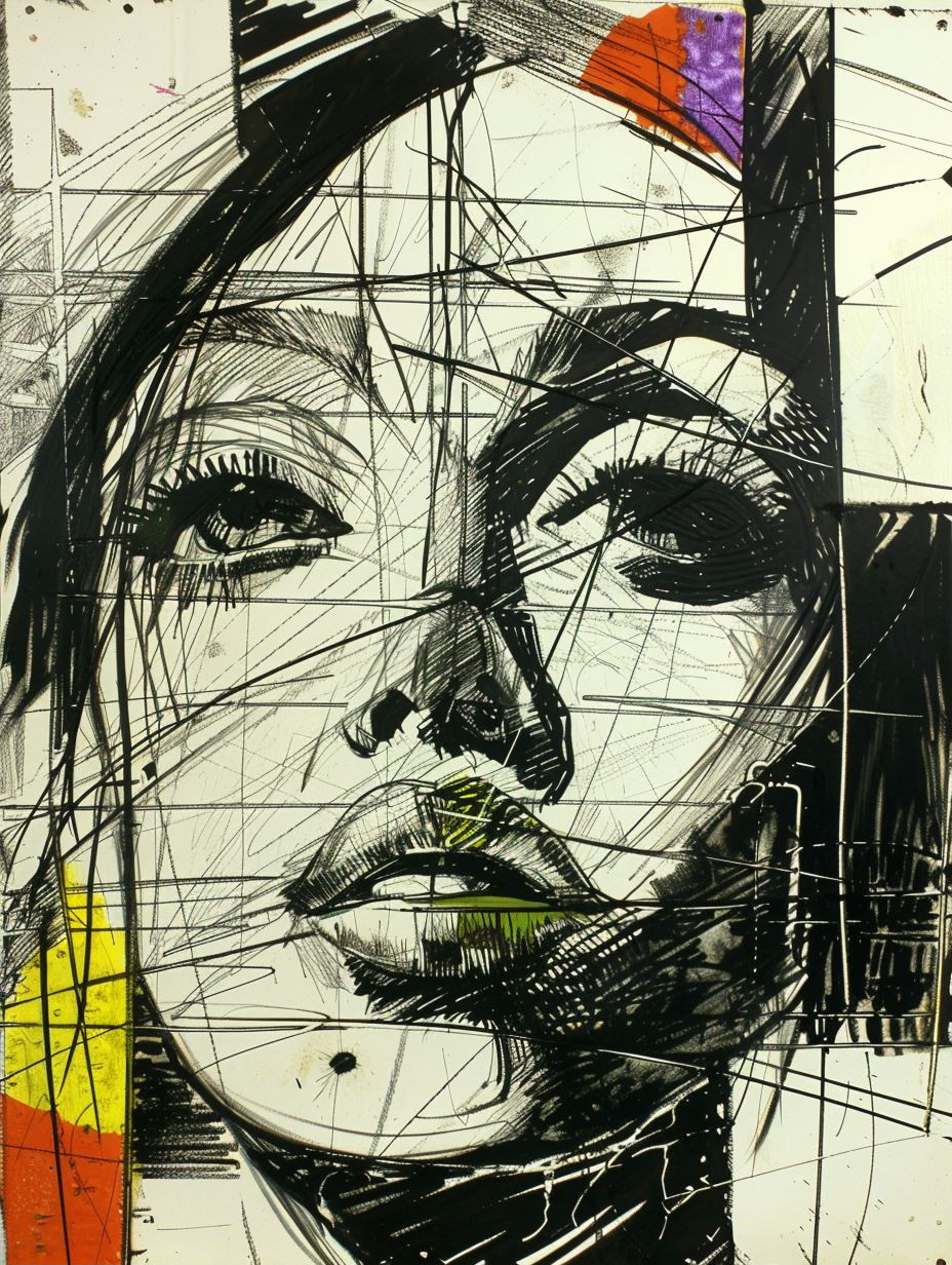 Fragmented Urban Portrait Study