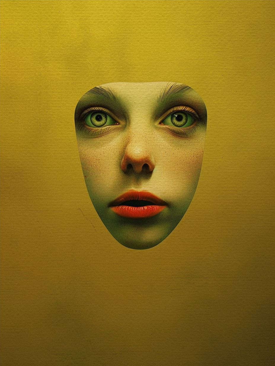 Fragmented Soul in Desert Haze