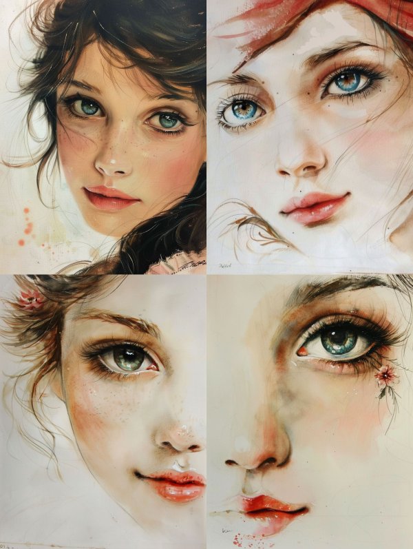 Ethereal Gaze Portrait