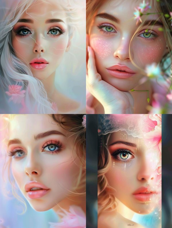 Ethereal Glow of Lunar Beauty