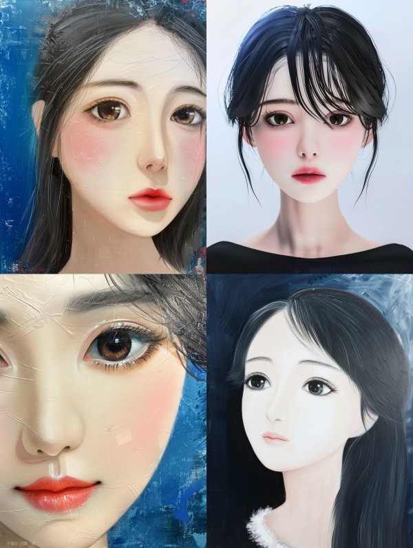 Ethereal Porcelain Muse