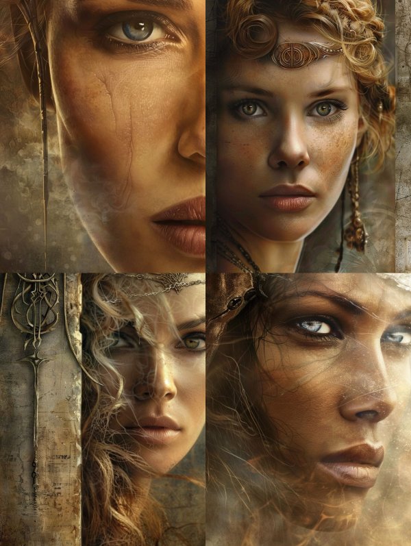 Ethereal Portraits of Ancient Beauty