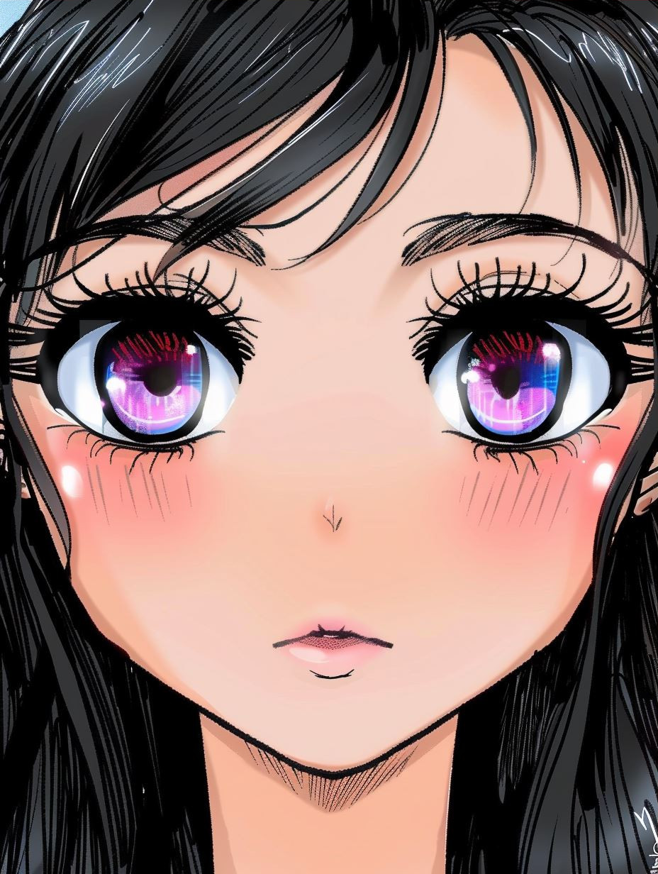 Ethereal Pastel Anime Portrait