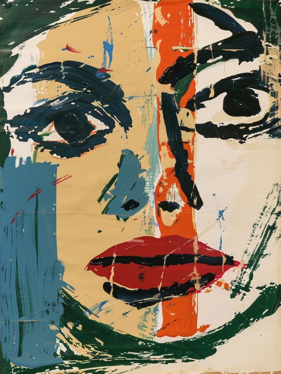 Abstract Expressionist Muse