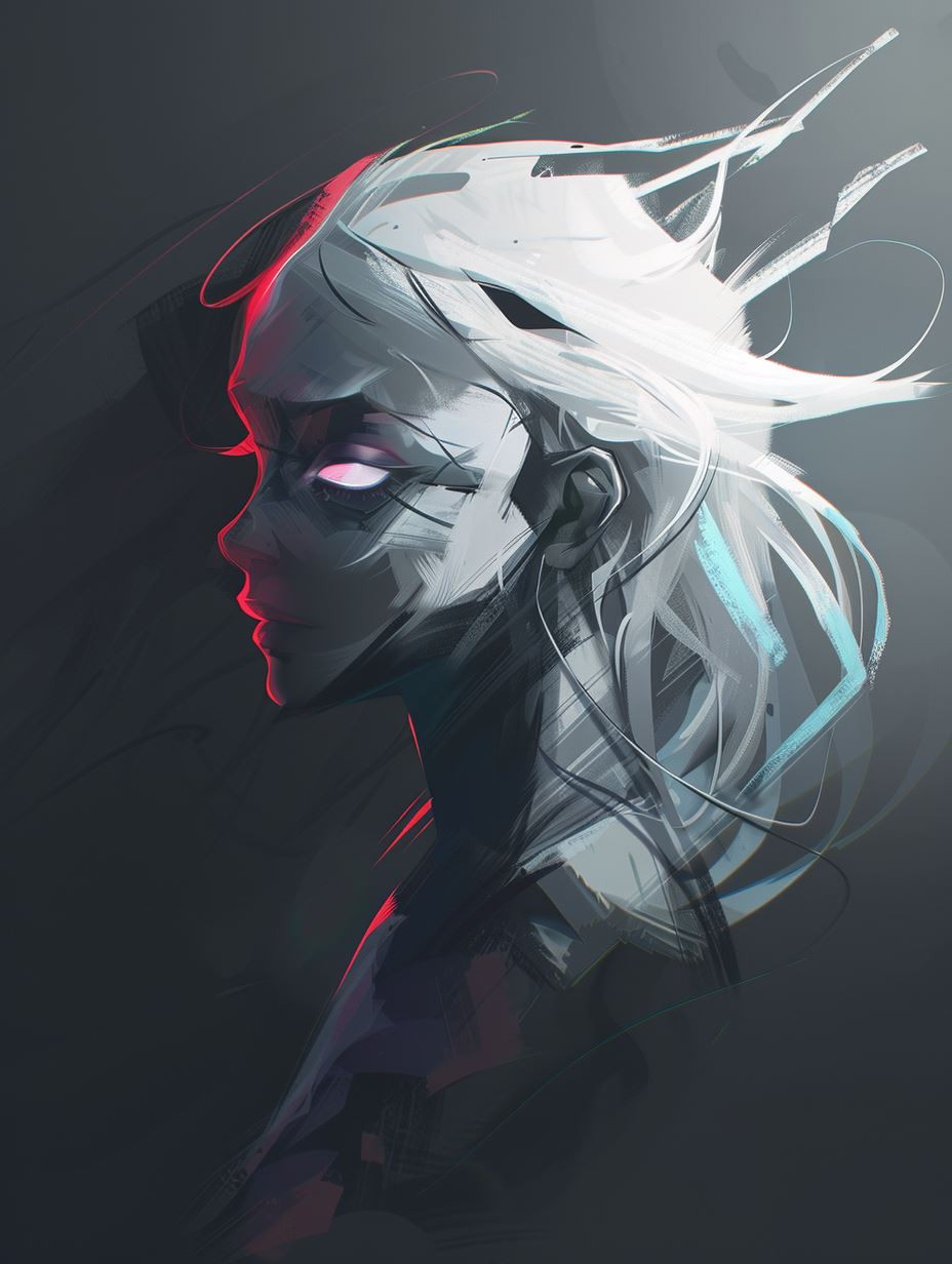 Neon Veins Cybernetic Soul