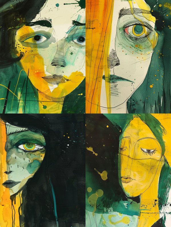 Abstract Ethereal Portrait