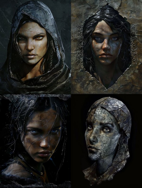 Shadowed Gaze of the Outcast