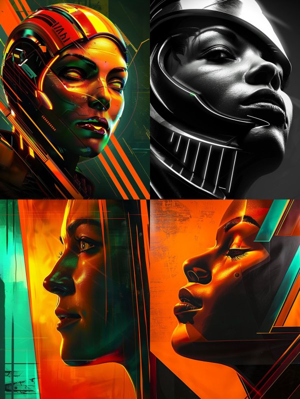 Neon Cybernetic Vision