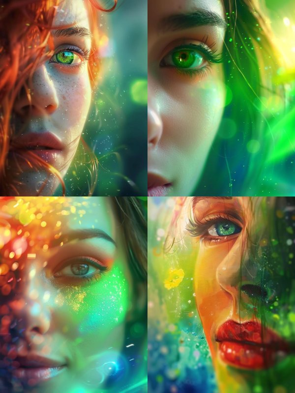 Ethereal Prism Portraiture Study
