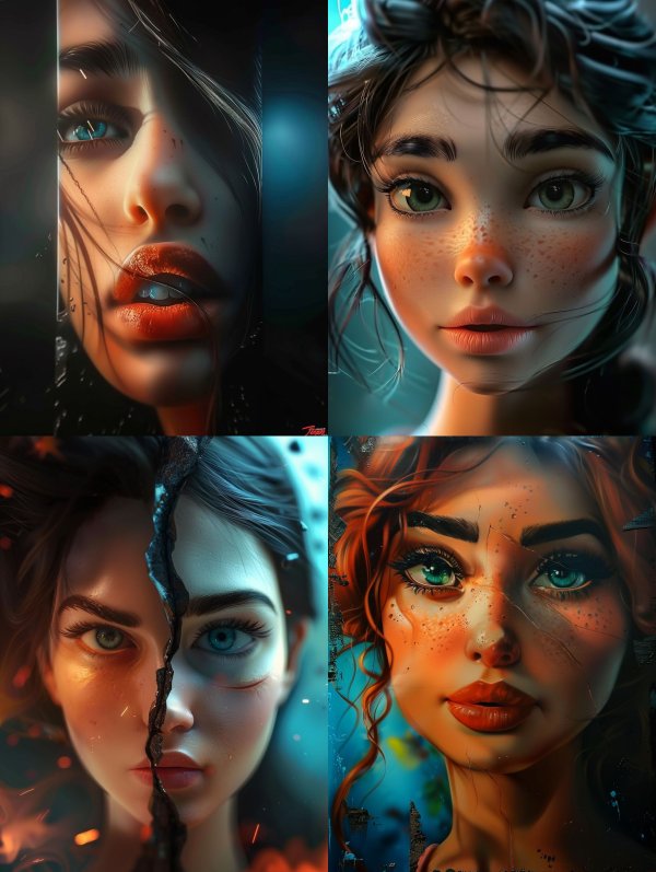 Cinematic Gaze Through Rain