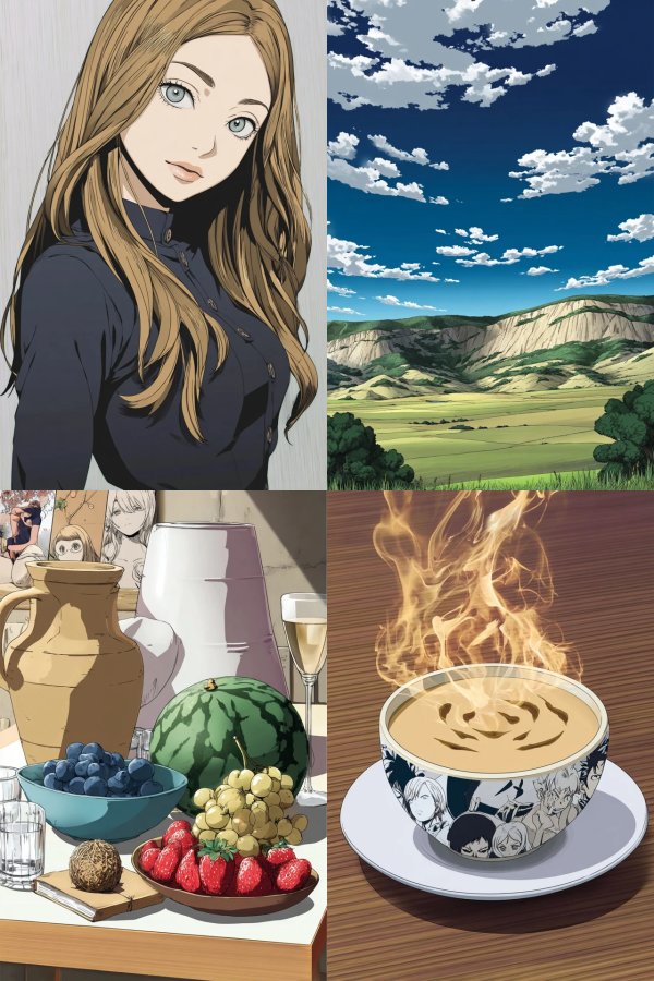 Golden Hour Anime Elegance