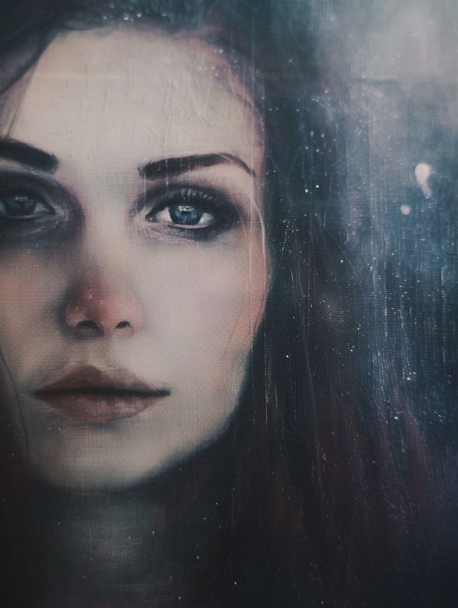 Mystic Gaze in Shadow