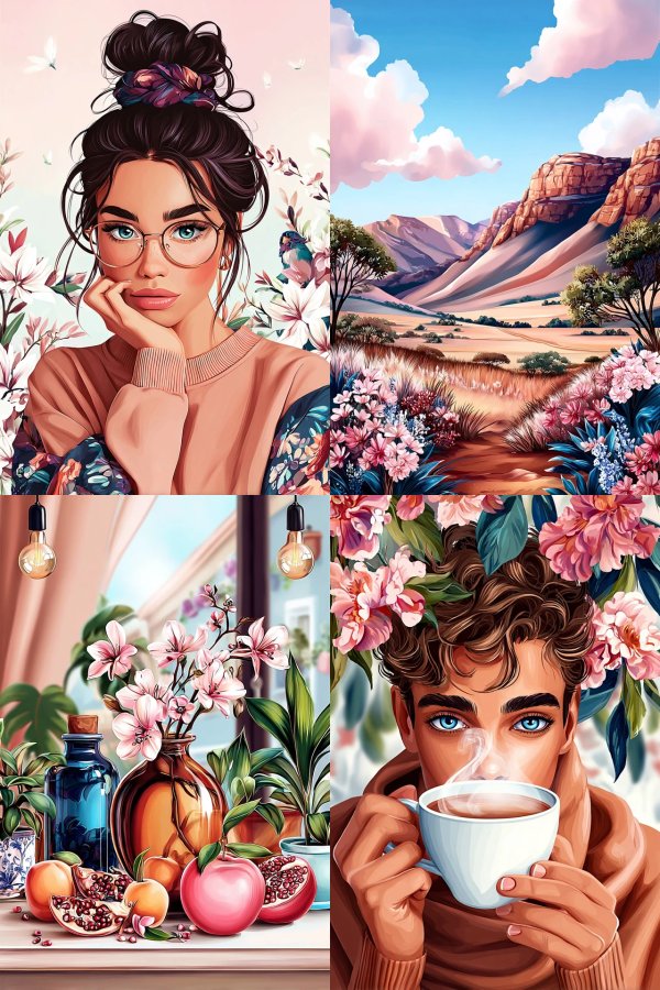 Floral Dream Portrait