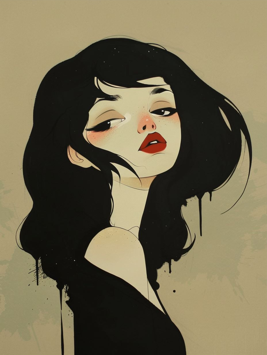 Melancholy Golden Drips
