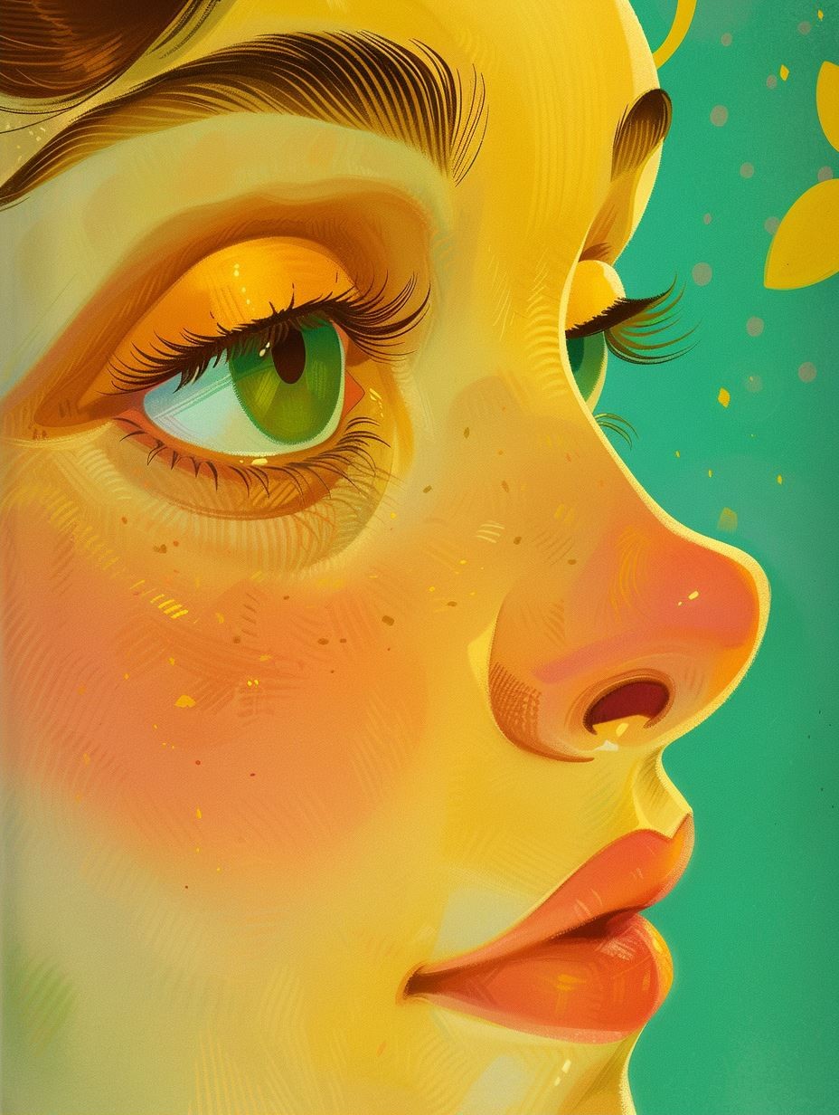 Ethereal Pastel Gaze