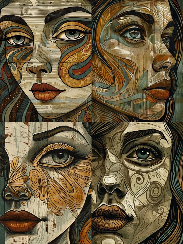 Fragmented Visions of Ethereal Beauty