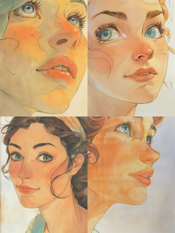 Ethereal Pastel Gaze