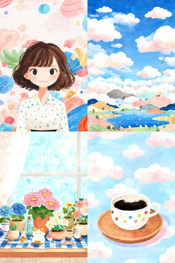 Pastel Dream Portrait
