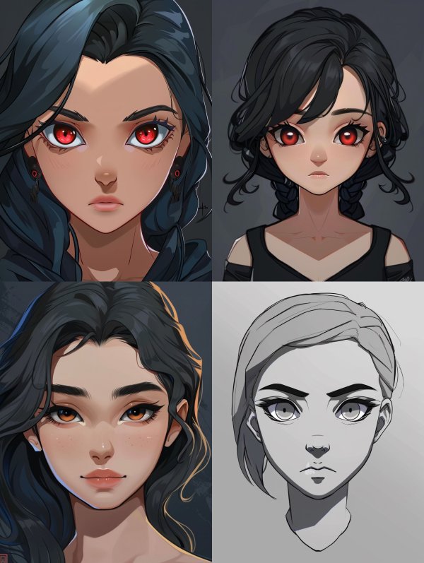 Crimson Gaze Cyberpunk