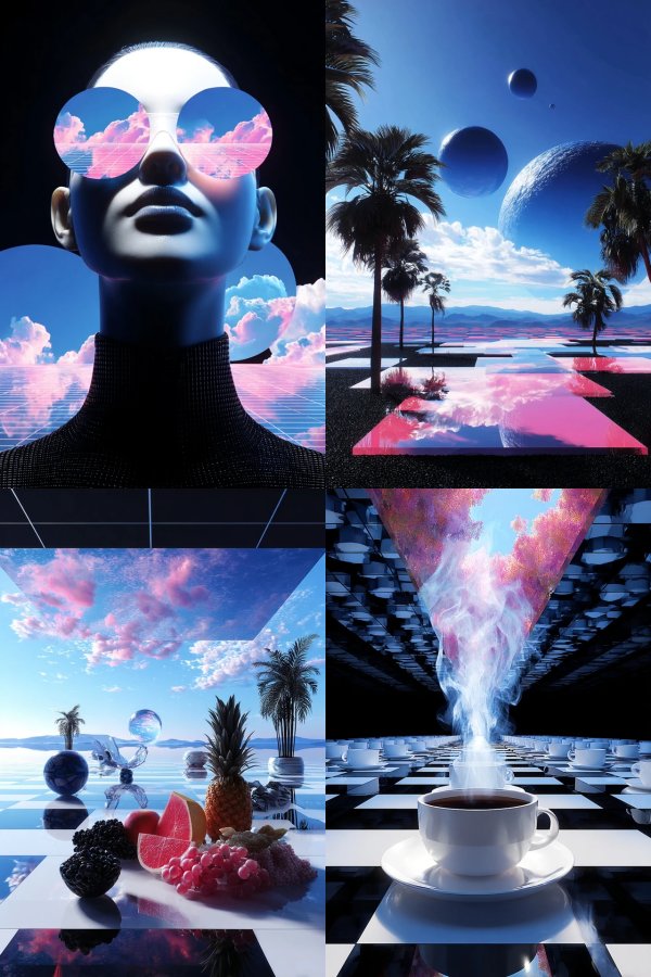 Neon Dreamscape Vision