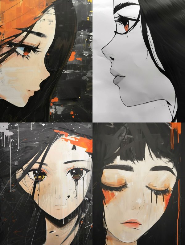 Amber Gaze Noir