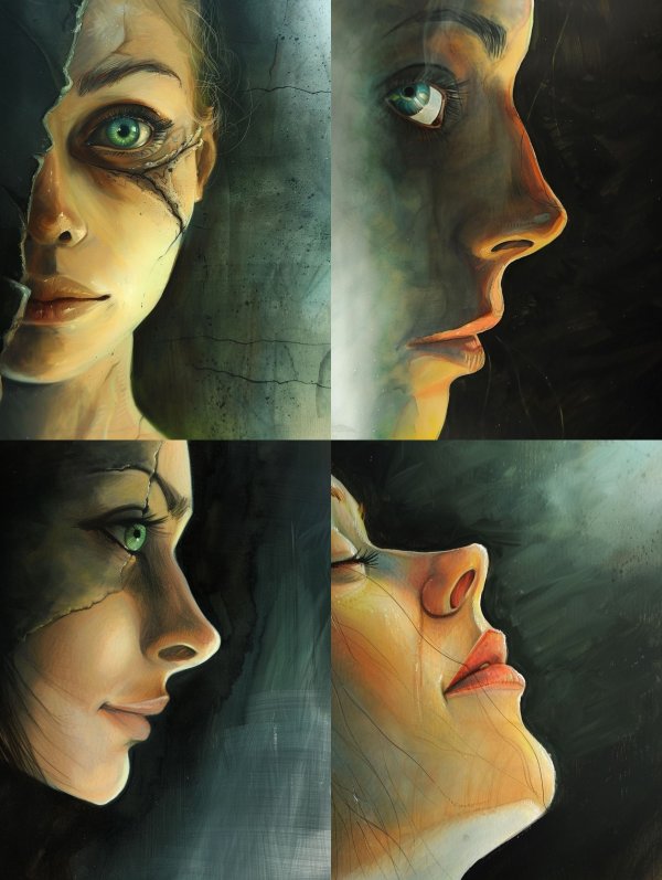Fragmented Soul in Stone