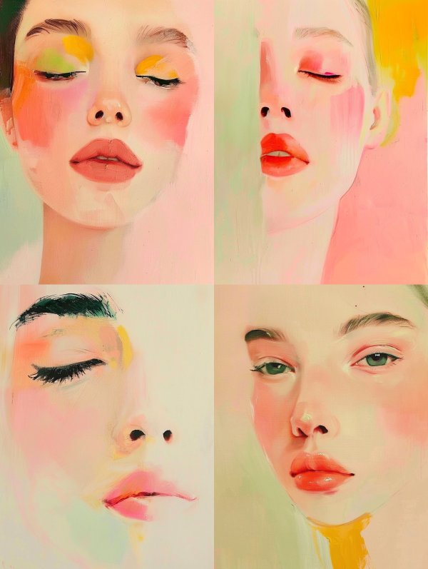 Pastel Dream Portrait