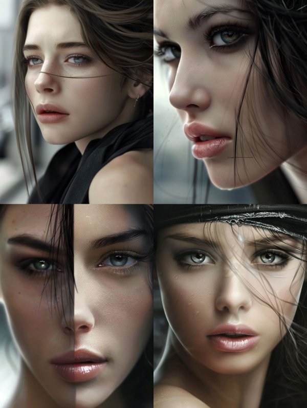 Ethereal Gaze in Soft Light