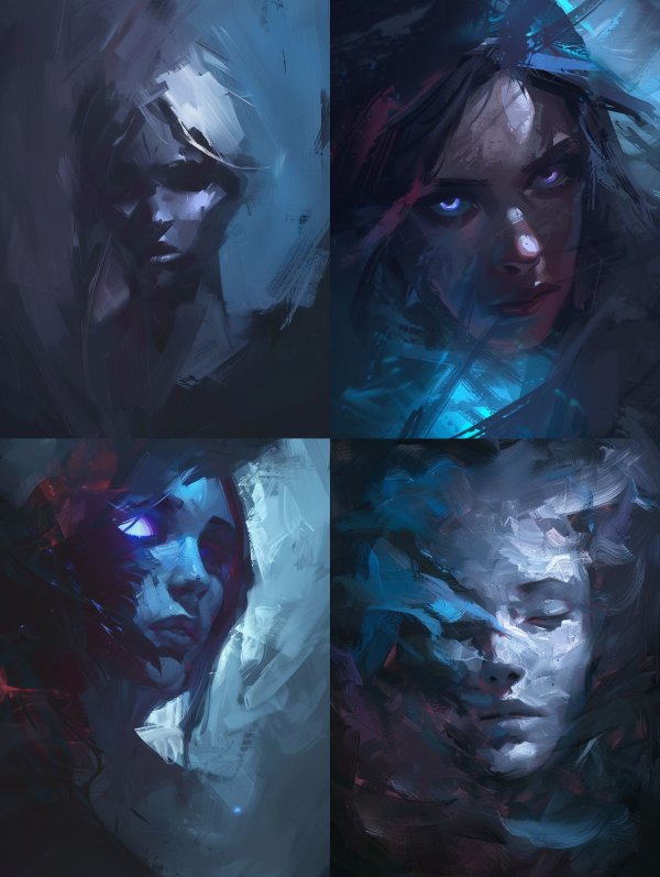 Shadowed Ethereal Gaze
