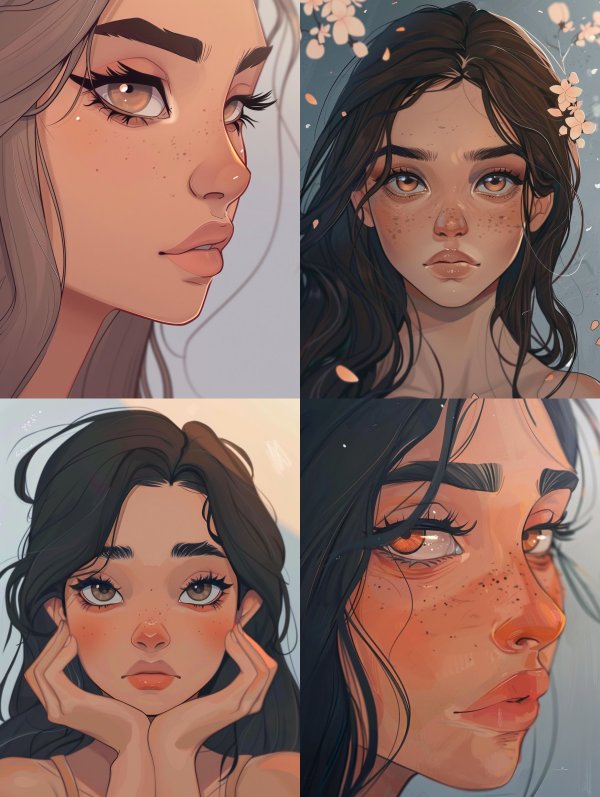 Ethereal Digital Portraiture Study