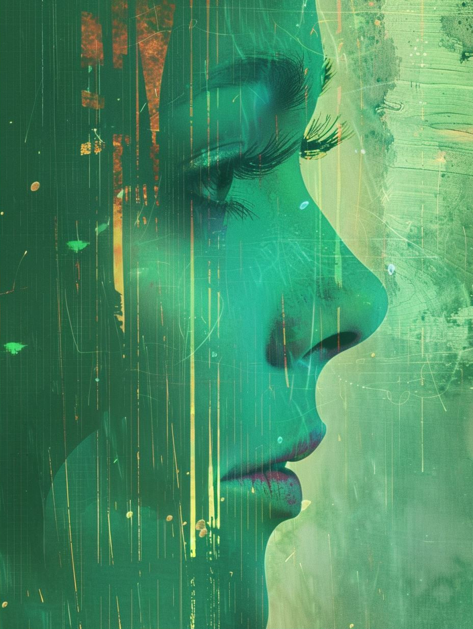 Emerald Dreams Ethereal Portrait