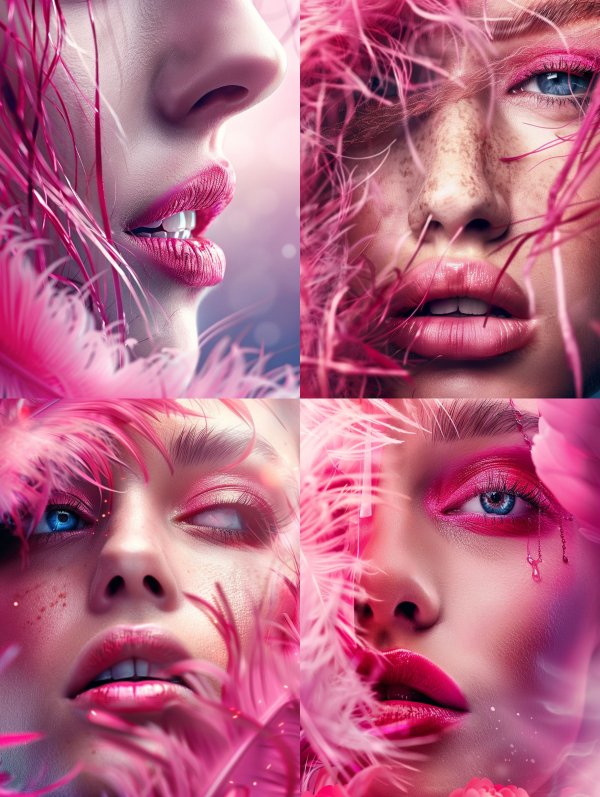 Neon Magenta Ethereal Glow