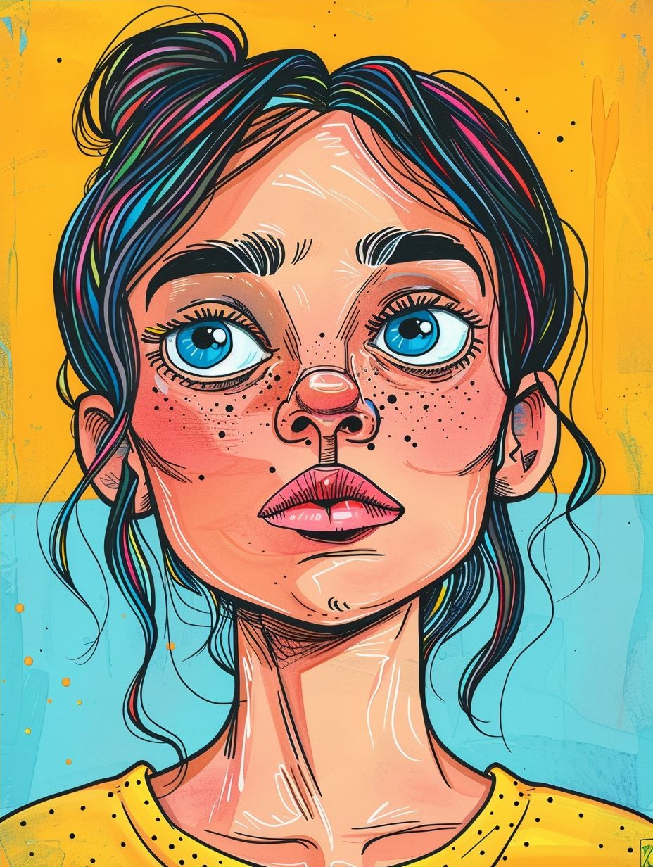 Vivid Psychedelic Portrait - Image 4