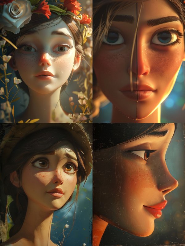 Floral Dream Ethereal Portrait