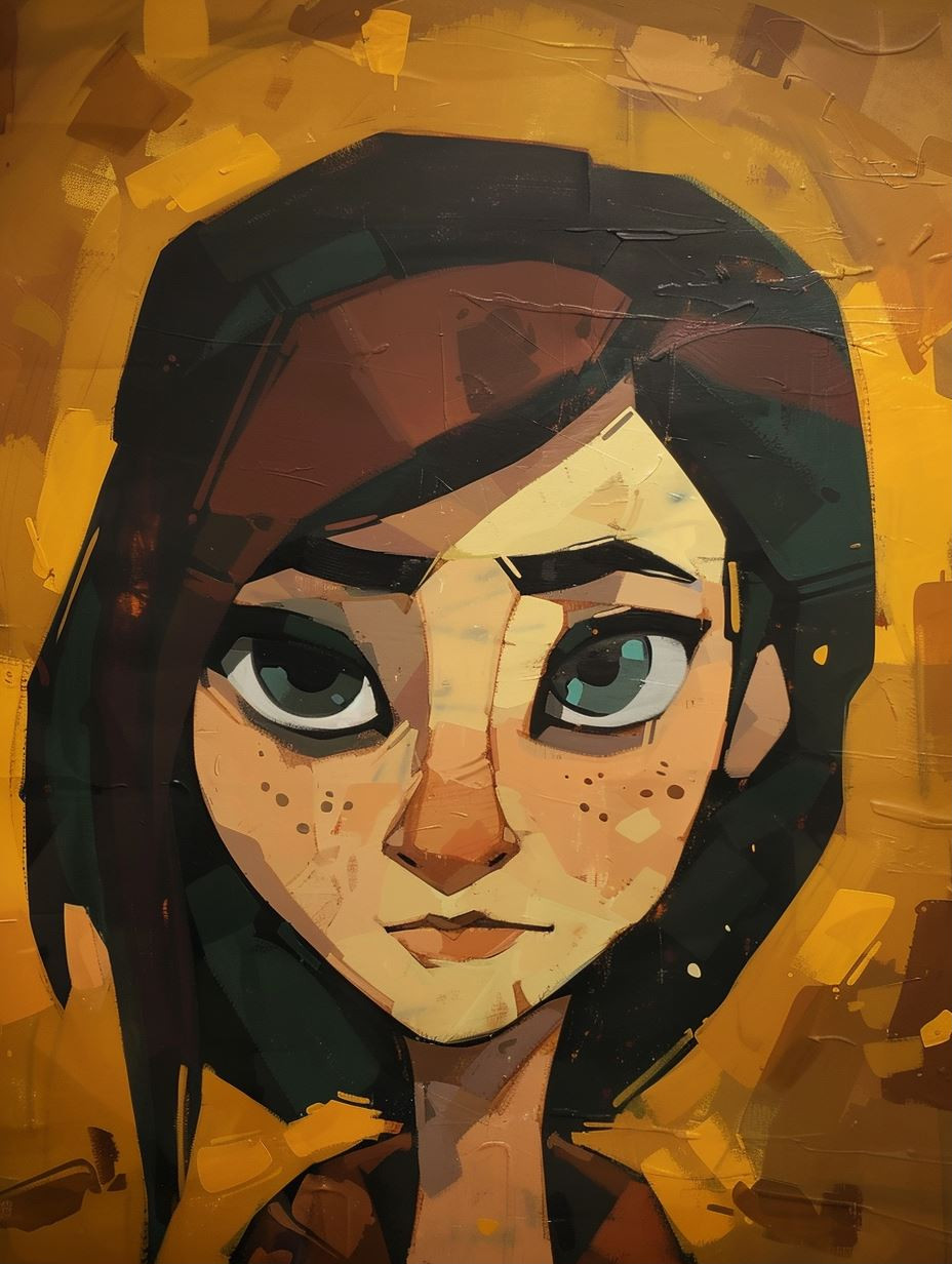Golden Hour Stylized Portrait