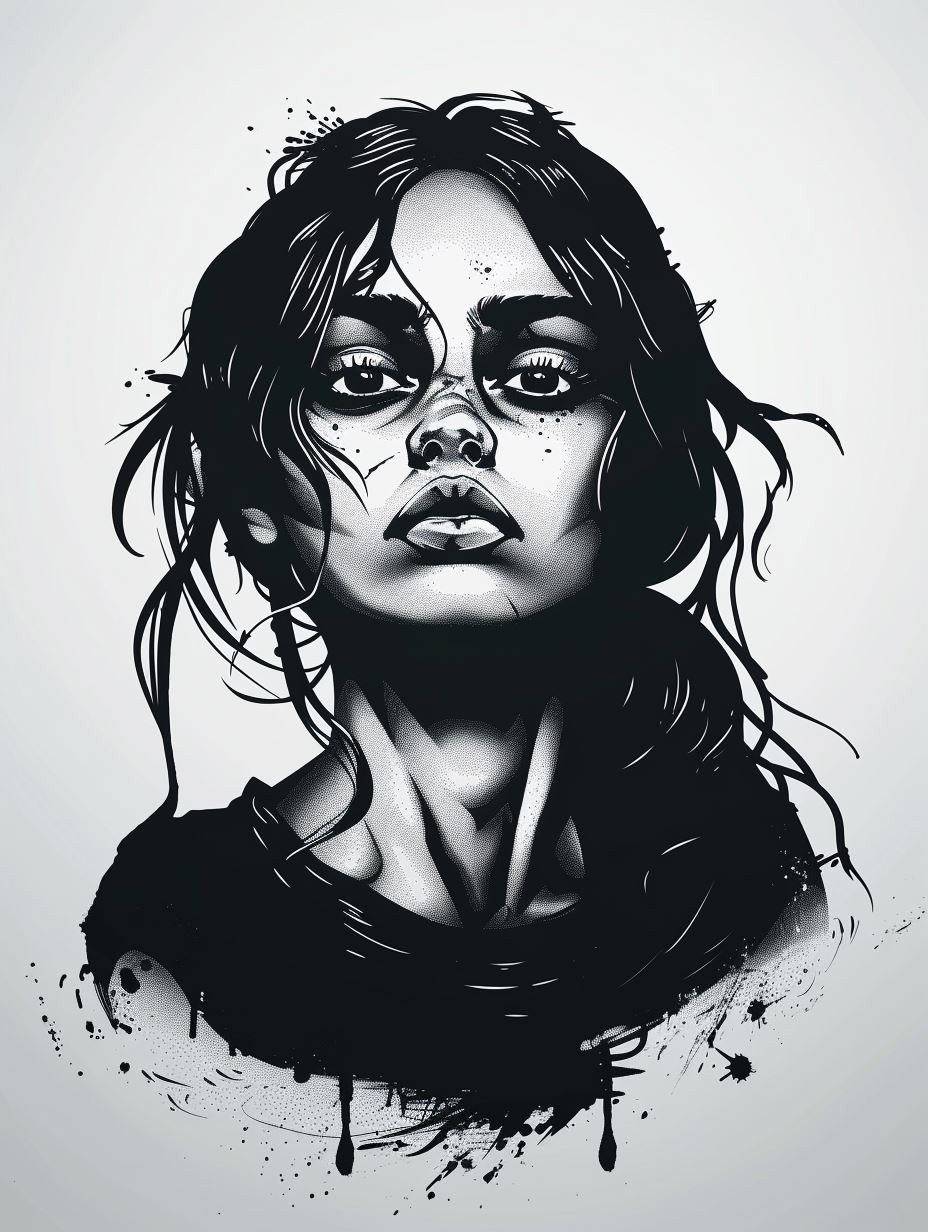 Dark Gothic Noir Portrait