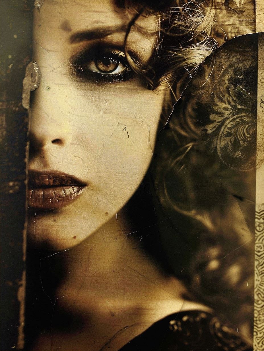 Vintage Ethereal Grunge Portrait - Image 2
