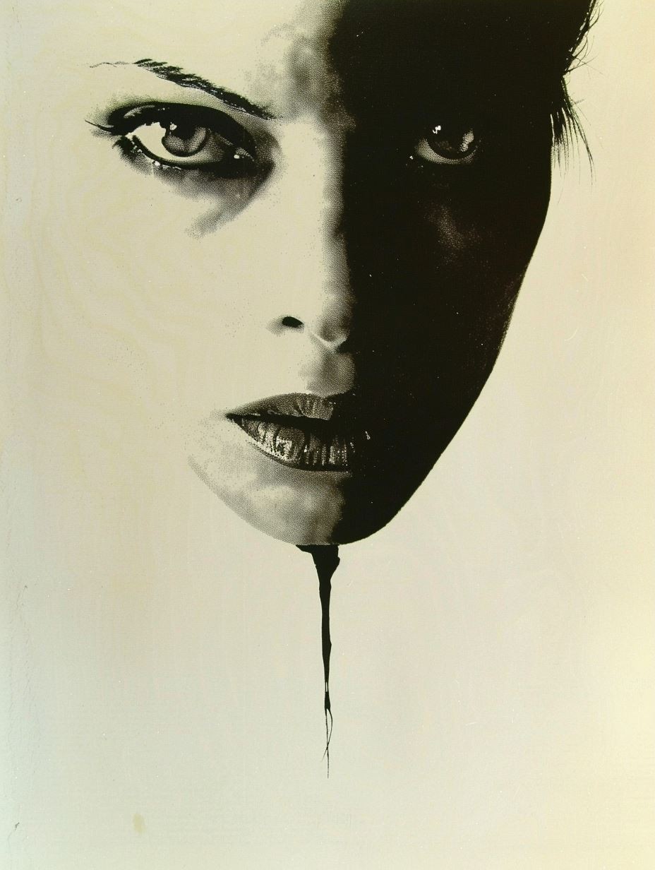 Melancholy Noir Portrait - Image 3