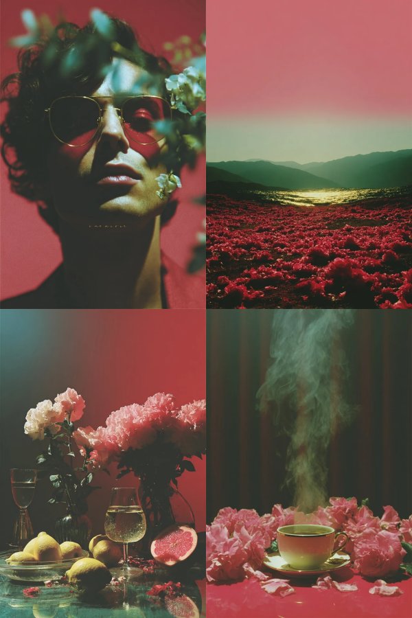 Crimson Velvet Gaze